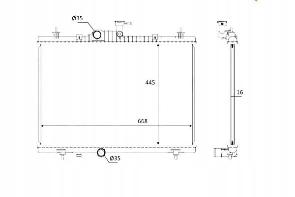 фото №2, Радіатор renault koleos 2,0dci 08- nrf