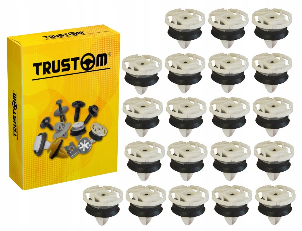 фото №1, 20x кліпси штифти оббивка обшивка дверей двері багажника citroen peugeot renault