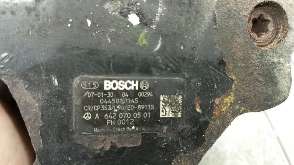 фото №6, Насос упорскування mercedes w211 w219 3.0 cdi a6420700501 0445010145