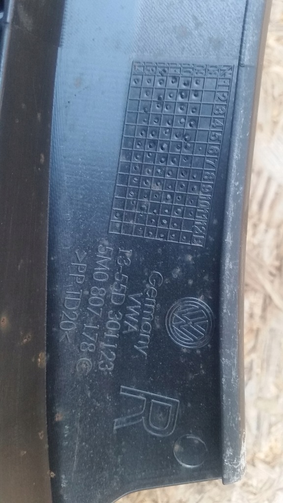 фото №16, Напрямна внутрішній бампера передній vw golf plus