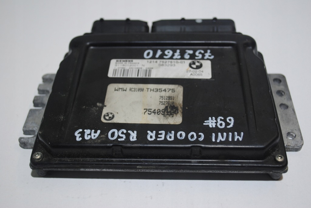 фото №6, Бортовий комп'ютер двигуна mini cooper r50 7527610