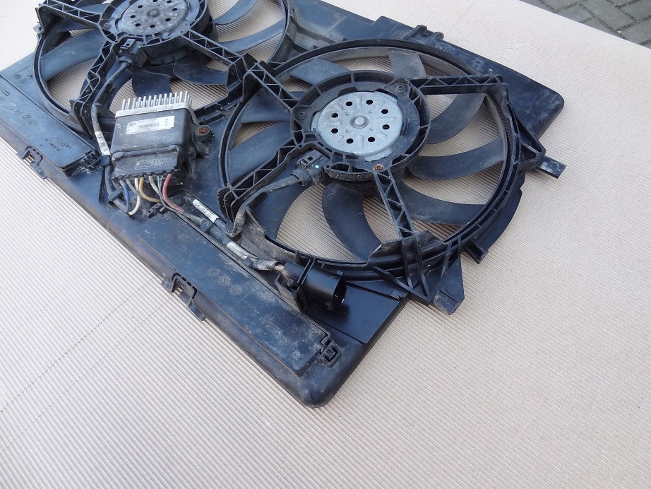 фото №5, Комплект вентиляторы вентилятор модуль 8k0121207a 8k0121003m macan q5 a6 a7