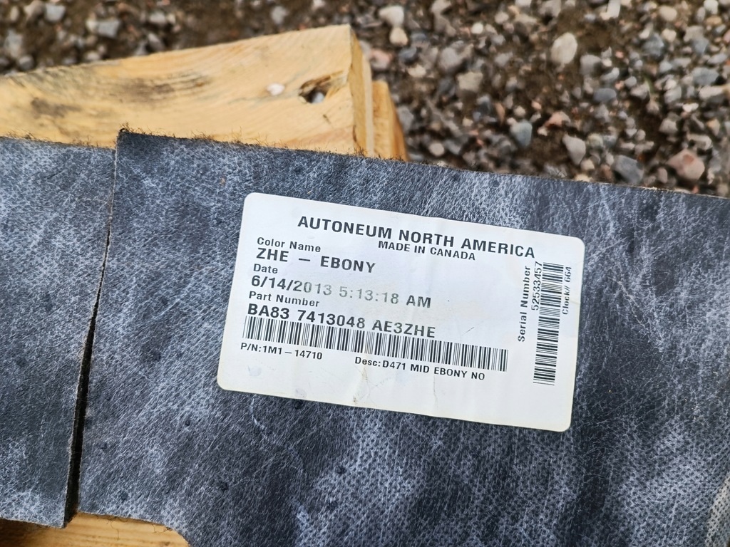 фото №7, Килимок обшивка задня ford flex 2011-