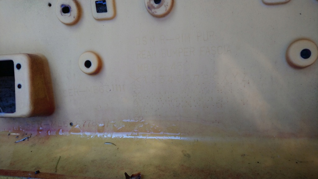 фото №8, Бампер задняя задний mitsubishi eclipse 1g 89-