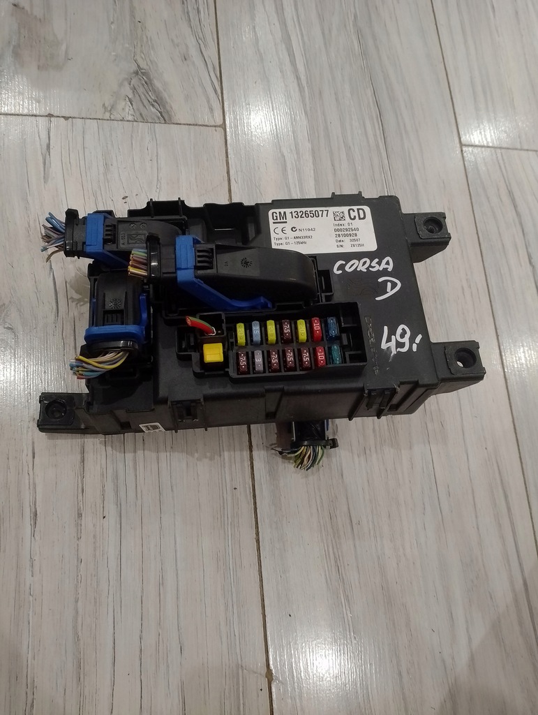 фото №1, Модуль коробка bsi opel corsa d 13265077