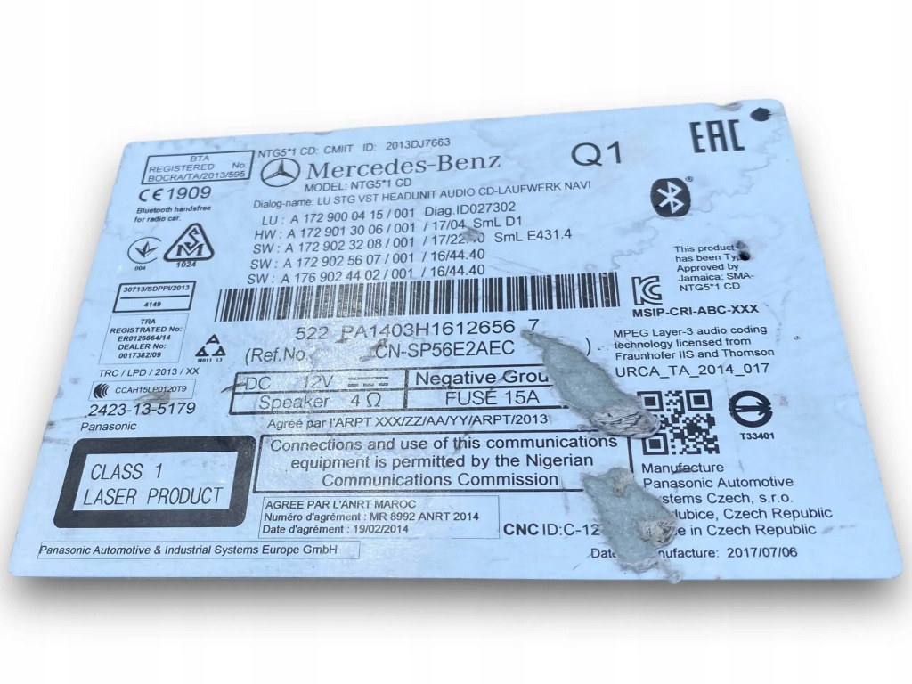 фото №5, Mercedes slk r172 радио navi 1729000415 #323