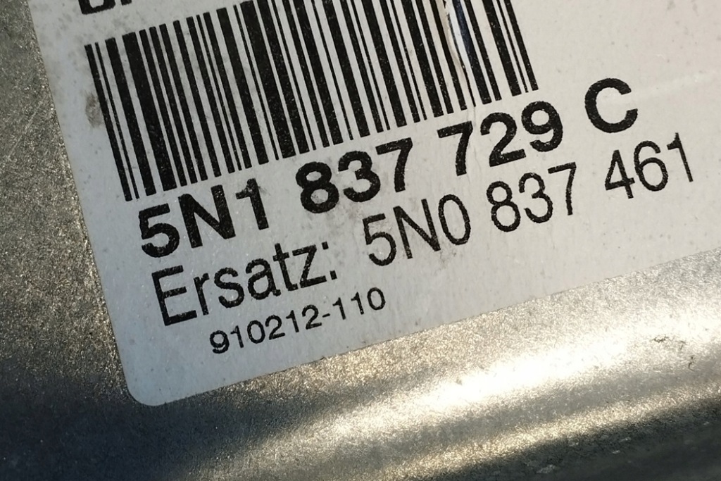 фото №6, Подъемник стекло левых передних дверь vw tiguan 5n_ 5n1837729c 2.0l