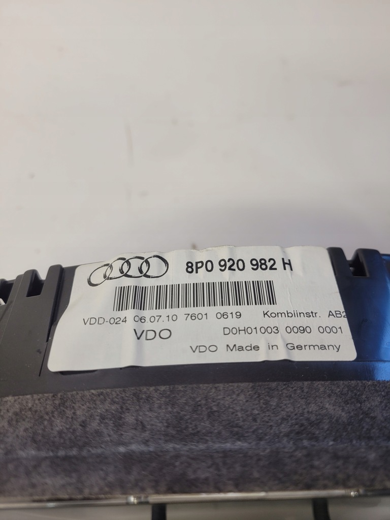 фото №6, Лічильник прилади audi a3 8p lift 8p0920982h uk