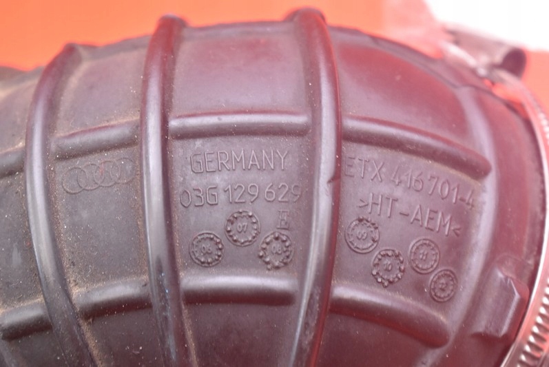 фото №8, Wąż шланг труба турбіни 03g129629 audi a4 b8 2.0 tdi 11r