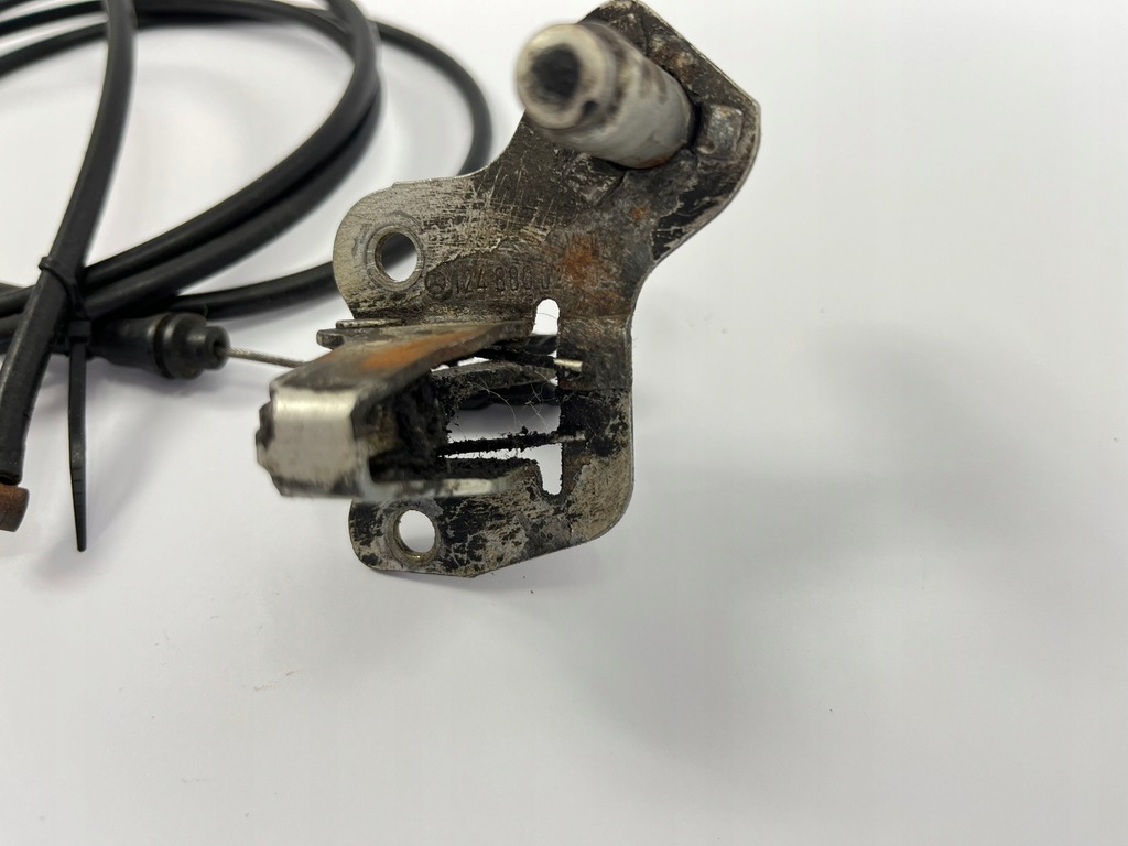 фото №8, Трос замок cięgn открывания капот крышки двигателя mercedes w124 1248800260