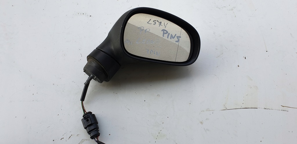 фото №1, Зеркало правое seat leon ii 2005- ls7y 5 pin