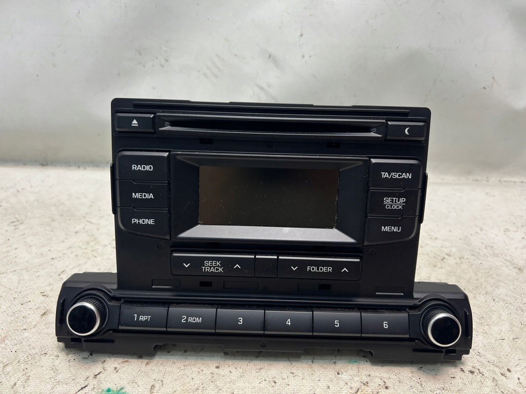 фото №1, Hyundai elantra iv vi 16- радіопрогравач оригінальний номер euro