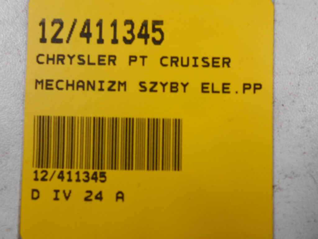 фото №8, Chrysler pt cruiser механізм підйомник скло перед правий 04724556ae