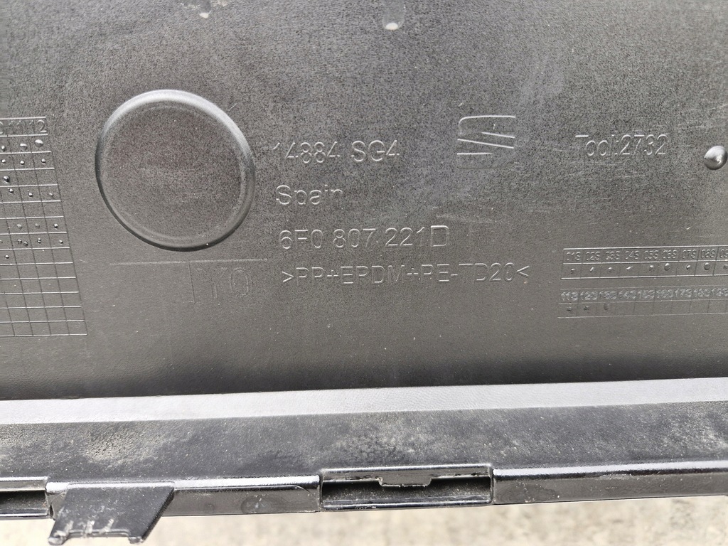 фото №7, Seat ibiza v 6f0 17- бампер перед передний 6f0807221d