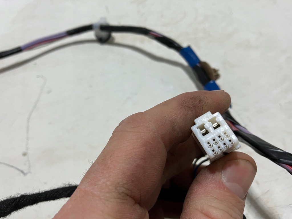 фото №4, Corolla e21 электропроводка жгут дверь левый задняя