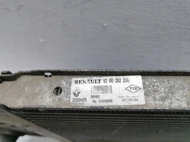 Радиатор воды renault clio 2 1.5 dci 8200252209 с Разборки