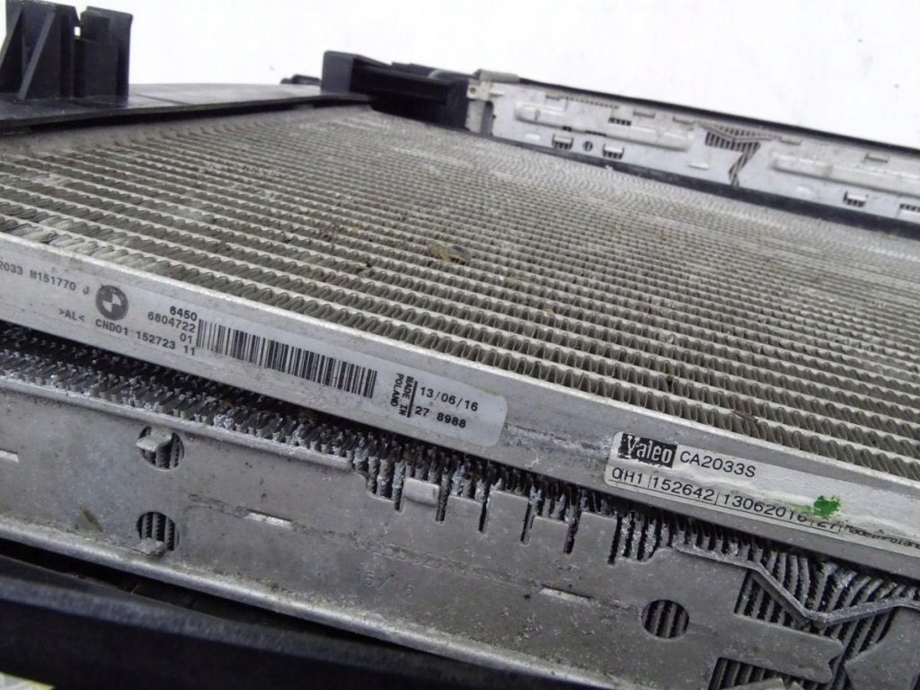 фото №13, Bmw 4 f36 418i 1.5 b38m 16-20 набор комплект радиатор вентилятор оригинал