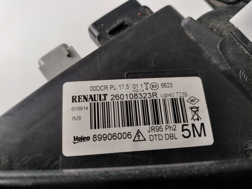 фото №11, Лампа права фара renault scenic iii 12- lift ксенон