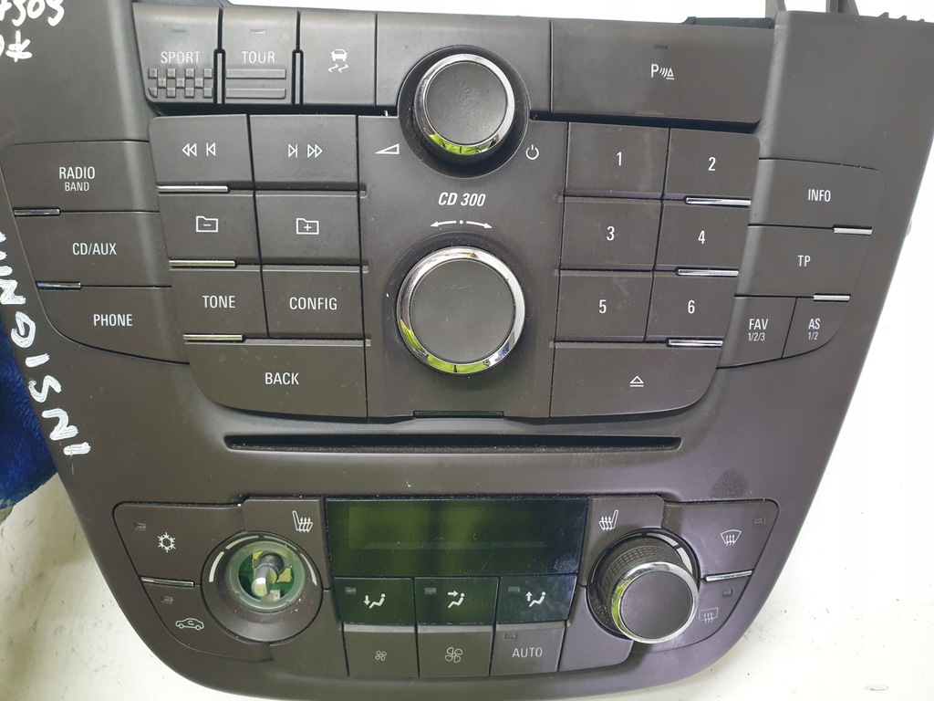 фото №6, Панель керування радіо обдув opel insignia a 13277909