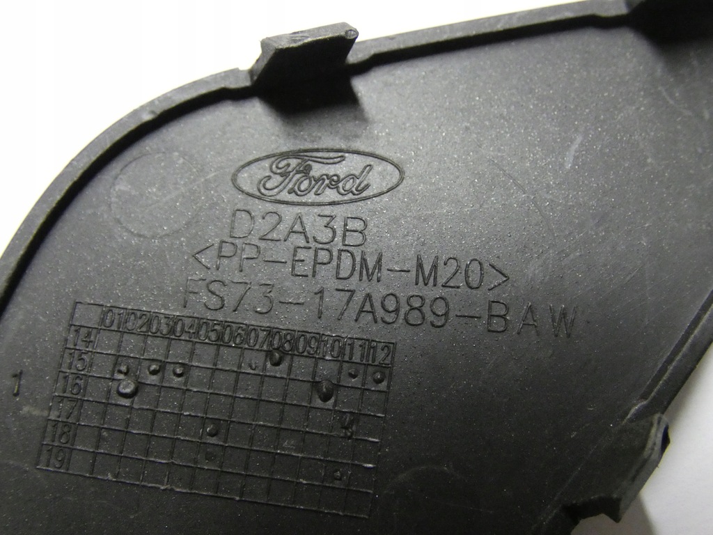 фото №14, Заглушка бампера передний, защита фаркоп буксировочный ford mondeo mk-5