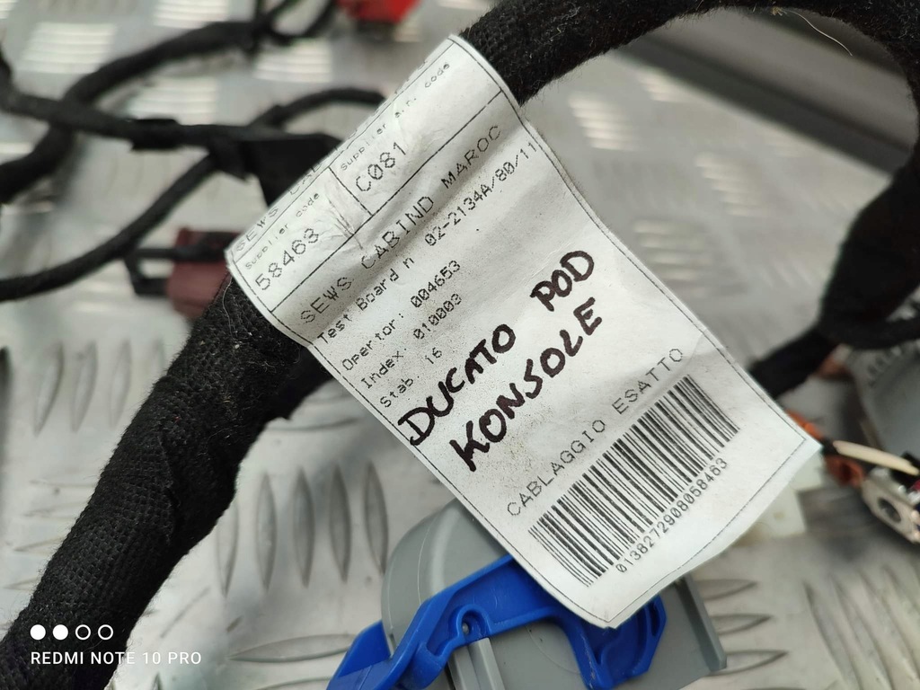 фото №5, Fiat ducato boxer iii электропроводка pod консоль lift