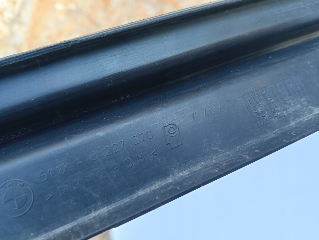 фото №9, Молдинг спойлер бампера задня 8227570 bmw e46 pdc