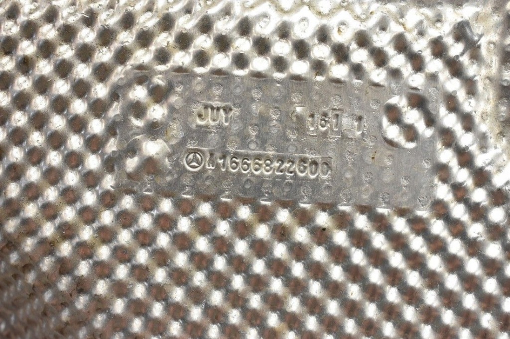 Накладка тепловая выхлоп a1666822600 ml gle w166 Доставка