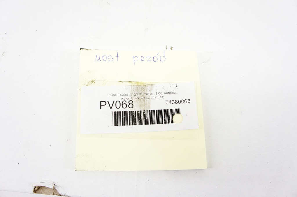 фото №9, Pv068 infiniti fx ii qx70 3.0d міст перед nl0812
