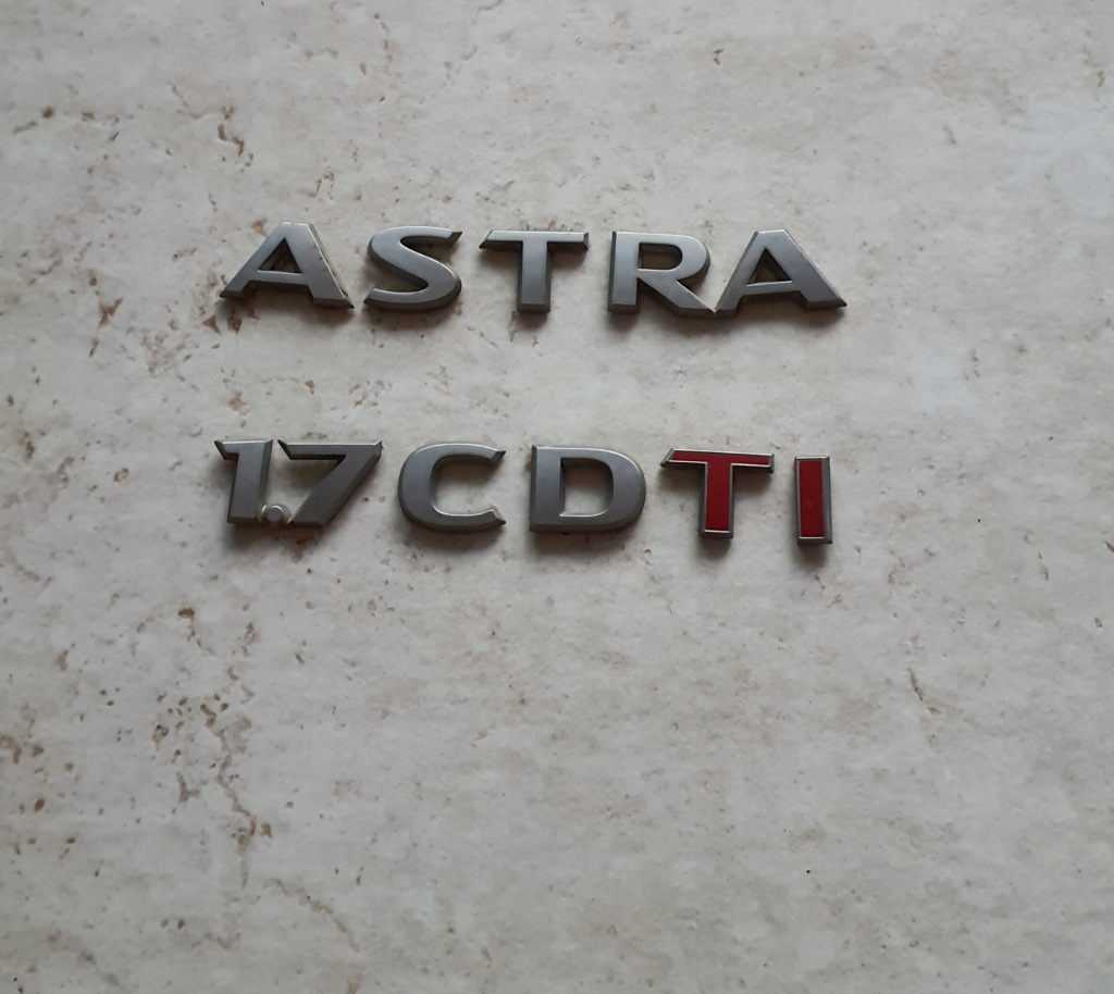 фото №1, Емблема "astra 1.7 cdti" opel astra h