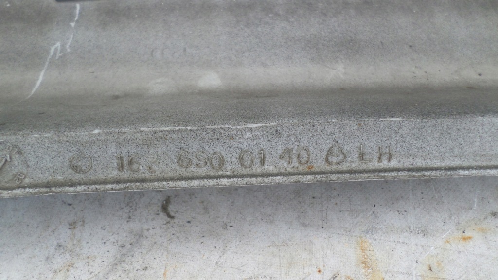 фото №4, Молдинг накладка порог левая mercedes ml w163