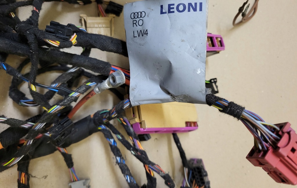 фото №10, Джгут електропроводка панелі консолі обігрівача audi a6 c7 4g оригінальний номер europa