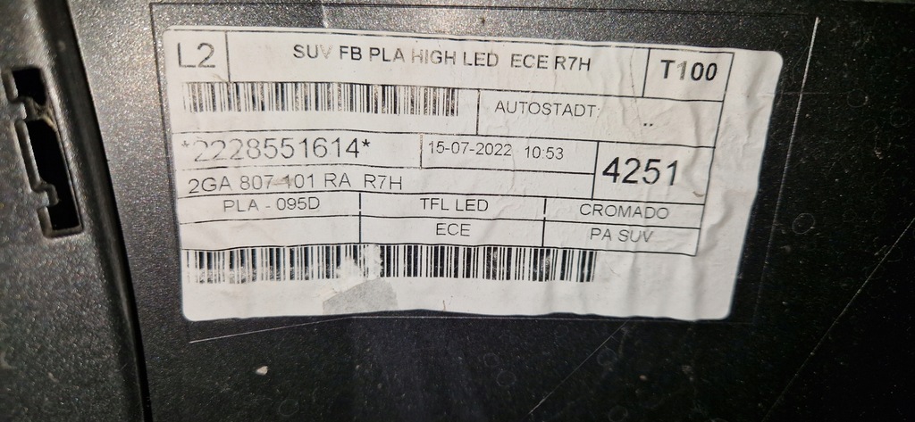 фото №9, Бампер передній перед vw t-roc t roc lift 2021 2ga807101