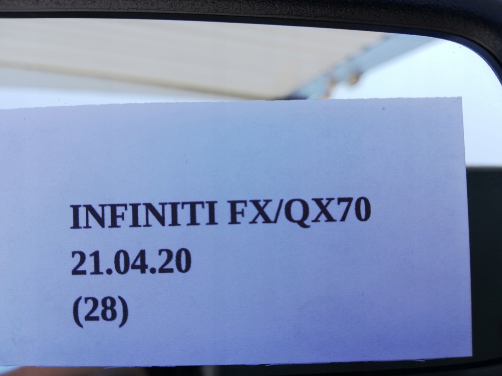 фото №5, Зеркало внутреннее заднего вида infiniti qx70 fx35 fx