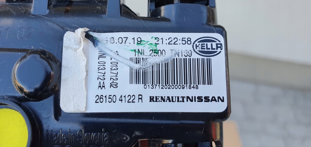 фото №5, Renault clio v 2020- противотуманная фара led оригинал