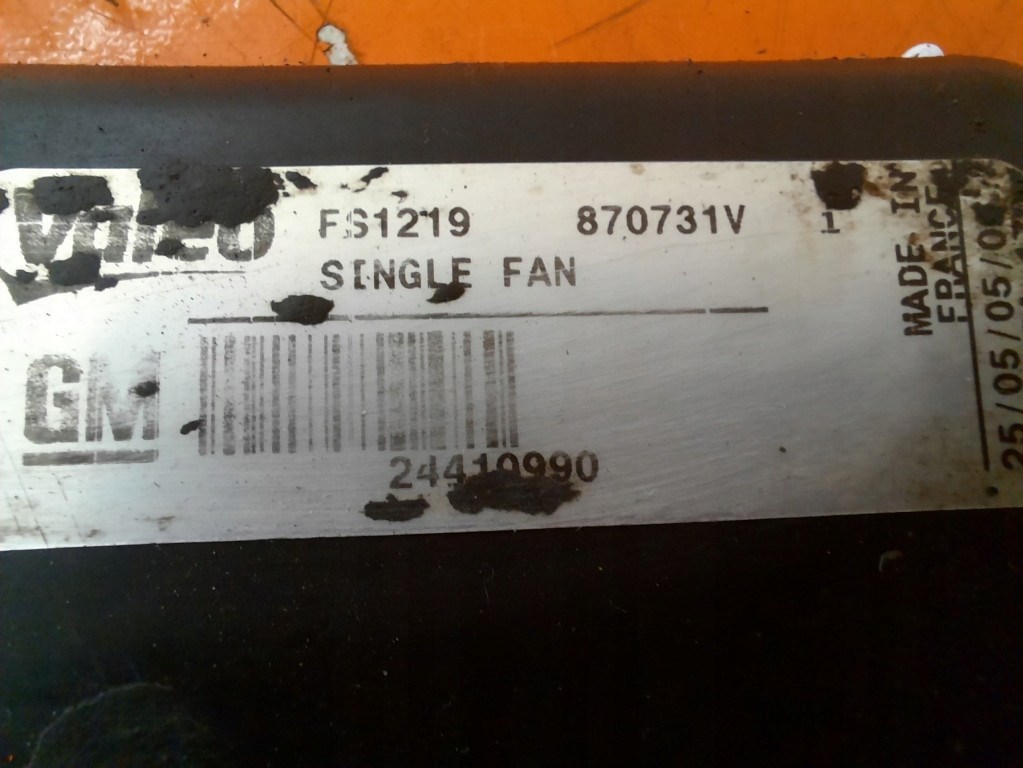 фото №5, Opel signum c 03-05 вентилятор радіатора 870731v z18xe