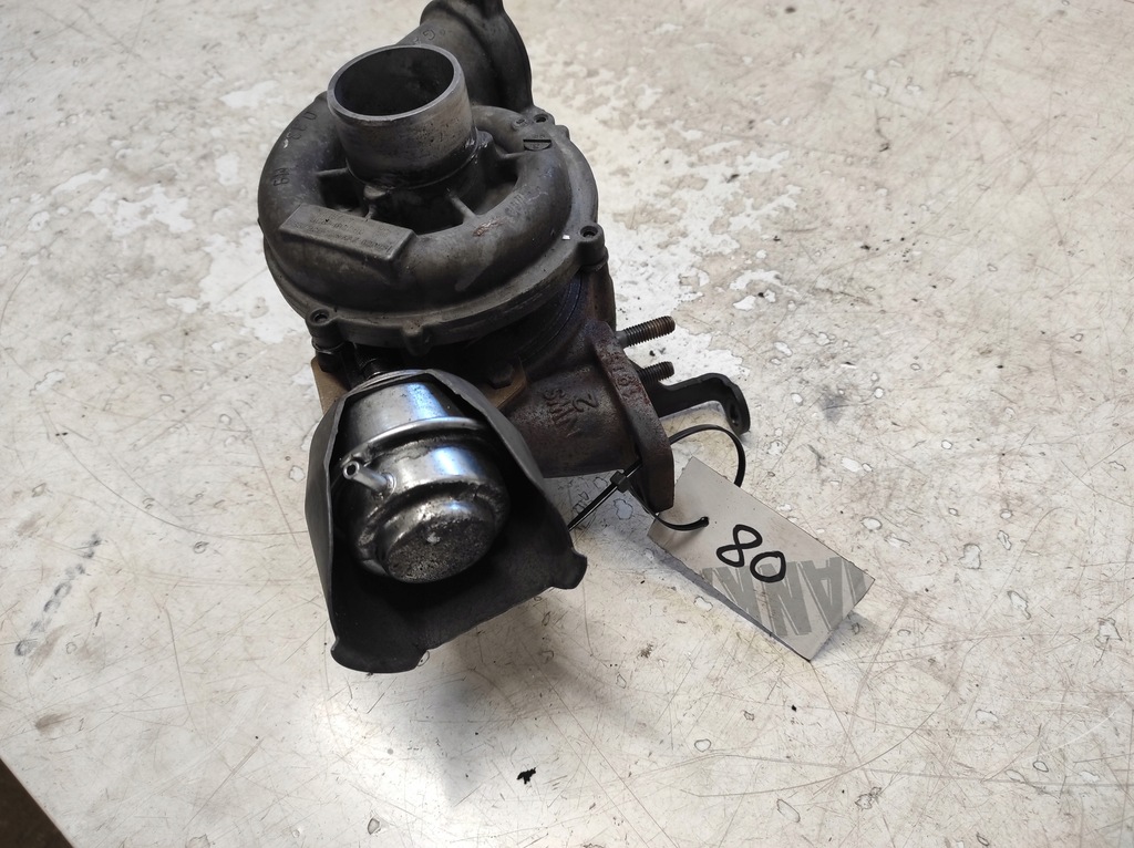 фото №7, Peugeot 207 06- 1.6 hdi турбина турбонагнетатель 9663199280