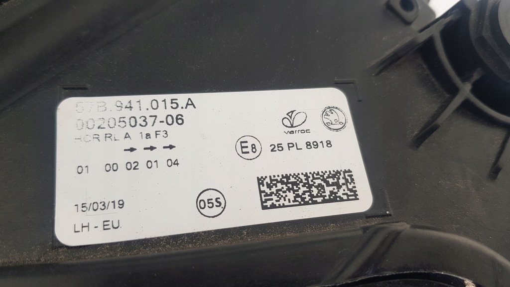 фото №12, Лампа левый перед skoda karoq eu ładna