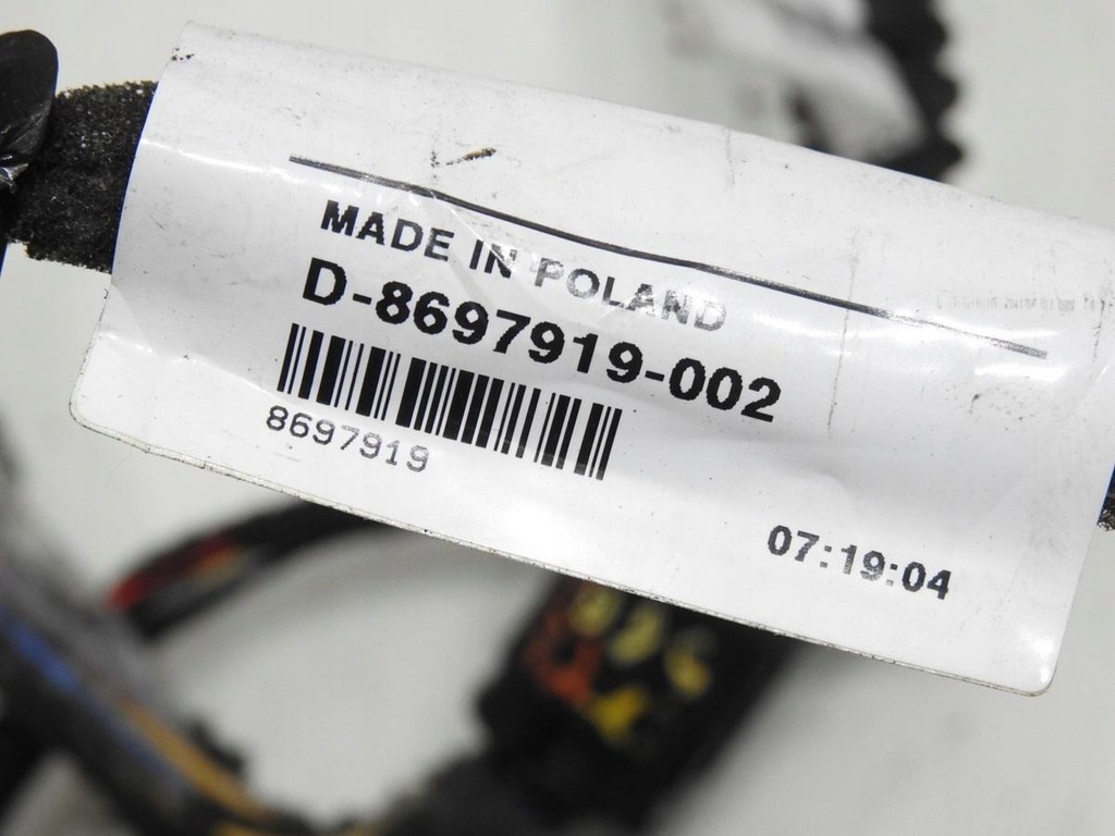 фото №9, Джгут електропроводка двері задня volvo s60 i lift