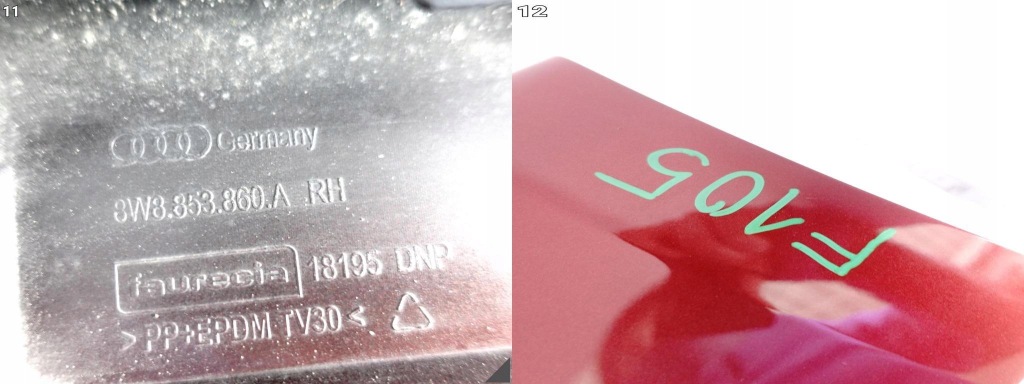 фото №12, Audi a5 s-line sportback 8w8 f5 b9 16- молдинг порог правая цвет t7 ly3s