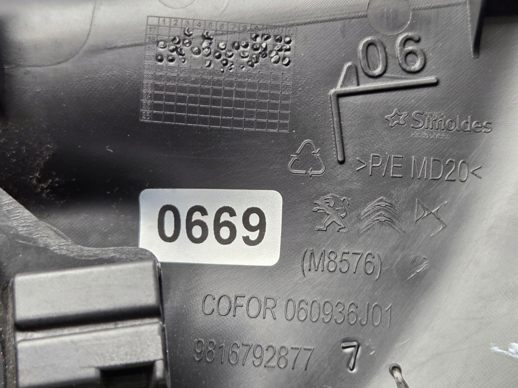 Citroen berlingo iv ліва накладка динаміка двері передніх перед 9816792877 Доставка