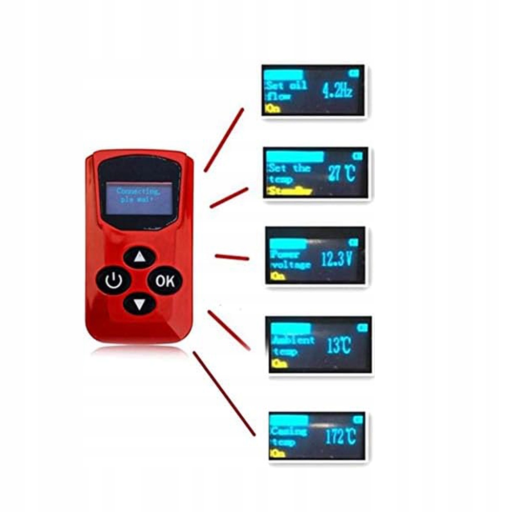 фото №9, Блок управления дисплей lcd отопителя отопления webasto +pilot 12/24v