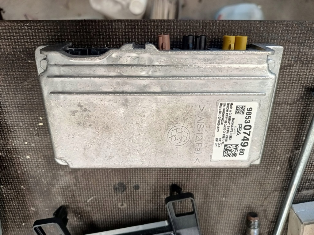 фото №1, Opel astra l vi модуль усилитель радио навигации 9853074980