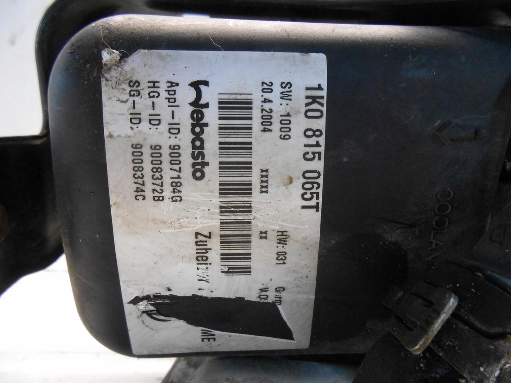 фото №9, Webasto додатковий обігрівач peugeot 307 1.4 hdi #