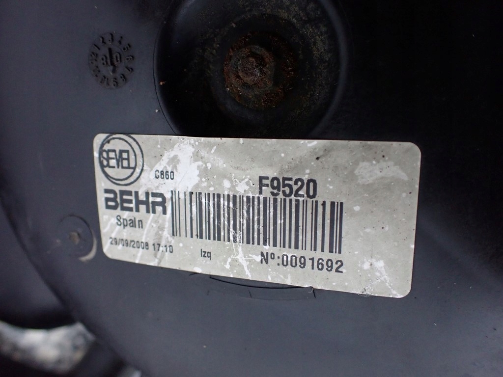 фото №7, Корпус вентилятора вентилятор jumper boxer lift 19r