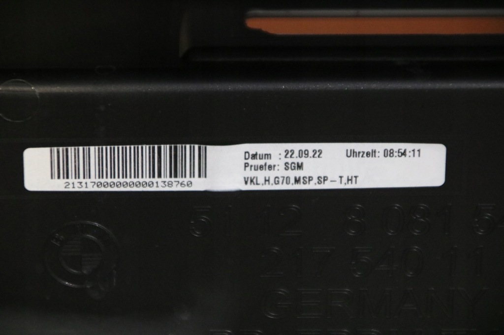 фото №8, Bmw 7 g70 m-pakiet бампер задняя задний 6xpdc 475