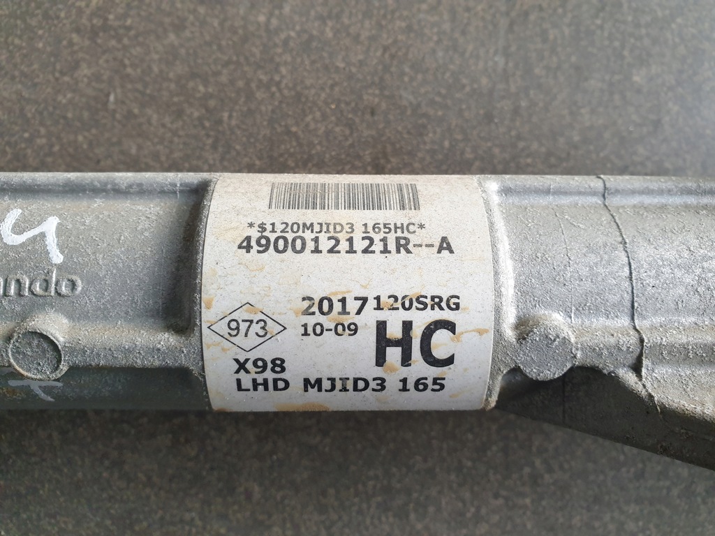 фото №4, Рулевая рейка трансмиссия renault clio 4 iv 2014- 490012121r