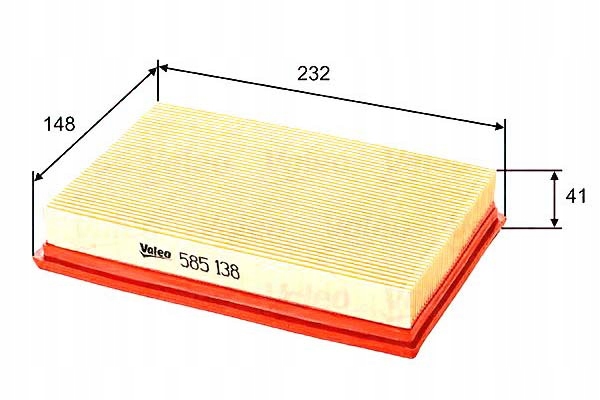 фото №1, Valeo 585138 фільтр повітря