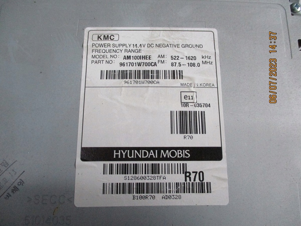 фото №4, Радіо kia rio iii 11r