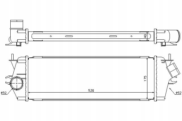 фото №2, Интеркулер opel vivaro a renault trafic ii 2.0d/2