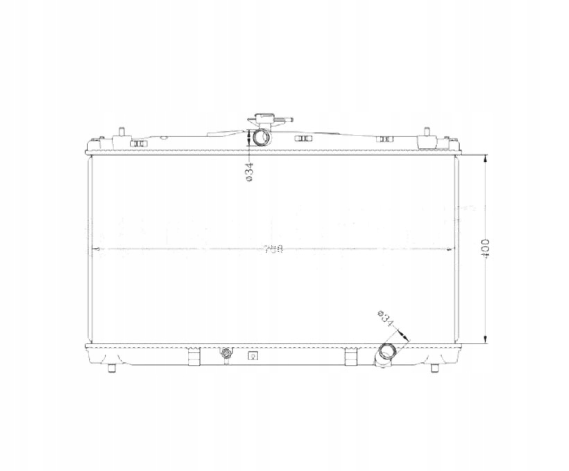 фото №1, Радиатор toyota camry 15- 164000v110 nowa